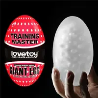 Мастурбатор LoveToy  Master Giant Egg Masturbator Red без вибрации