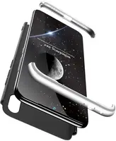 Чохол-накладка GKK 3 in 1 Hard PC Case Xiaomi Redmi Note 7 Silver/Black