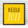 Постер в рамке Hello 2022 30x30 см (KMT_22NG007_BL)