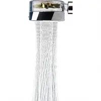 Турбо лійка насадка для душу обертання 360° turbocharged shower head Сірий