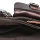 Мужская кожаная поясная сумка Keizer k1886-dark brown