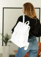 Рюкзак високої якості українського виробництва Стиль    білий