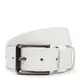 Мужской кожаный ремень Borsa Leather V1125FX54-white