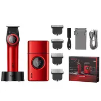 Комплект триммер та шейвер VGR 2 в 1 V-977 V-377 RED красный