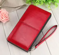 Многофункциональный кошелек клатч красный код 199