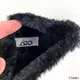 Женские зимние ботинки из плащевки черные на меху
