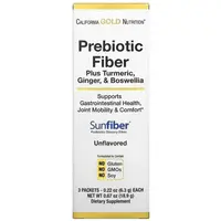 Пробиотики и пребиотики California Gold Nutrition Prebiotic Fiber Plus, 3*6.3 грамм