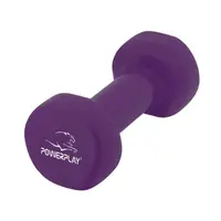 Гантель вінілова PowerPlay 4125 Achilles Violet, 2.5 кг