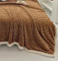 Плед Dushka Home Ромб 20773 200х230 см коричневый