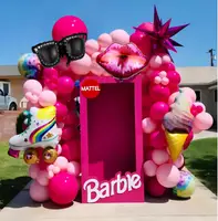 Набор воздушных шаров "Barbie", украшение для дня рождения девочки