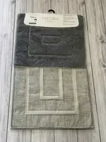 Velora kvadrat gri Килимки в ванну кімнату 2в1.Velora Туреччина
