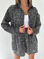 Костюм-тройка YK222 Черный S-M