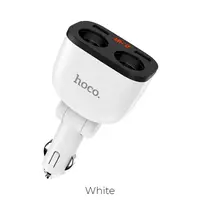 Адаптер автомобильный Hoco Power ocean Z28 |2USB, 3.1A|