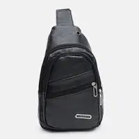Мужской рюкзак через плечо Monsen C1922bl-black