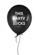 Шарик надувной "This Party S*cks"
