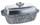 Гусятниця з кришкою Ofenbach Vizo KM-100517 32х10.5 см 5.5 л сіра