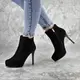 Ботильоны женские Fashion Dice 2250 39 размер 25 см Черный