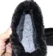 Женские теплые тапочки бурки черный