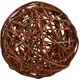 Игрушка на елку YES Ротанг 973320 10 см коричневая