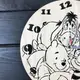 Детские настенные часы из дерева «Винни и компания»