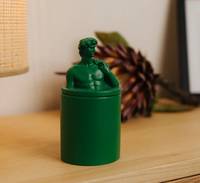 Аромасвічка DAVID AGARWOOD GREEN 100% WOOD WAX 165g 35h Гранд Презент NAC 1003GR