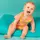 Полукомбинезон детский для девочки GABBI PS-20-14-1 Тутти-фрутти Персиковый на рост 86 (12102)