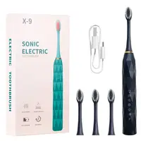 Звуковая зубная щетка Sonic E-X9 с ультразвуковой технологией ∙ Зубная щетка Sonic E-X9 с 4 насадками