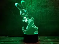 Сменная пластина для 3D светильников "Джуди Хопс" 3DTOYSLAMP