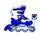 Ролики Scale Sports. Dark blue (размер 38-41) 2016811037