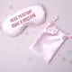 Маска для сна "Меня разбудит кофе и поцелуй", Рожевий, Pink, російська