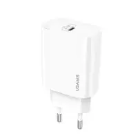 Адаптер сетевой USAMS T39 Single Port PD Fast Charger US-CC131 |1Type-C, 20W, PD3.0|