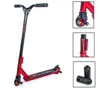 Трюковый самокат "Storm", ABEC-11, алюминиевый диск и дека, колёса PU. Red (810317879)