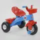 Трехколесный велосипед Pilsan корзинка, багажник. Red and blue (78221)
