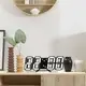 Электронные настольные LED часы с будильником и термометром LY-1089 Black (белая подсветка) (6803)