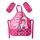 Фартук для творчества с нарукавниками YES Barbie 310865 54х47 см