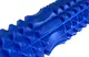 Массажный ролик EasyFit Grid Roller 33 см v.1.2 с заглушками с двух сторон (синий)