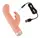 Вибратор-кролик Mini Rabbit Vibrator персикового цвета