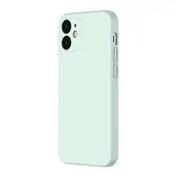 Чохол Baseus для iPhone 12 Liquid Silica Gel, Mint green (WIAPIPH61N-YT6B)