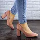 Туфли женские на каблуке Fashion Beans 2131 39 размер 25 см Розовый