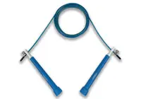 Скоростная скакалка EasyFit Speed Cable Rope 3 м для похудения, синяя