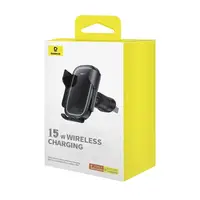 Тримач Baseus Milky Way Pro Series Wireless Charging Electric Car Mount Phone Holder |15W|