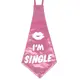 Галстук Гигант im single на мальчишник (розовый)