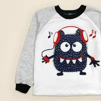 Піжамний дитячий комплект з начісом для хлопчика Monster