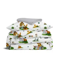 Подростковая постель с простыней на резинке ZOO ANIMALS CS9
