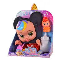Дитячий іграшковий Пупс Bambi CB 8334A фігурка, пляшечка, пустушка Помаранчевий