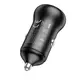 Адаптер автомобильный HOCO Smooth road car charger NZ5 |1USB/1Type-C, 30W/3A, PD/QC|