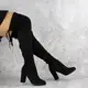 Женские ботфорты Fashion Ladron 1366 39 размер 24,5 см Черный
