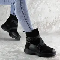 Черевики жіночі зимові Fashion Lana 2317 36 розмір 23,5 см Чорний