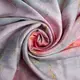 Ткань плательная атлас шелк люрекс Полоса корал