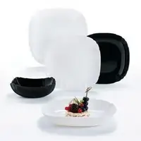 Столовый сервиз Luminarc Lotusia White&Black Q3022 19 предметов